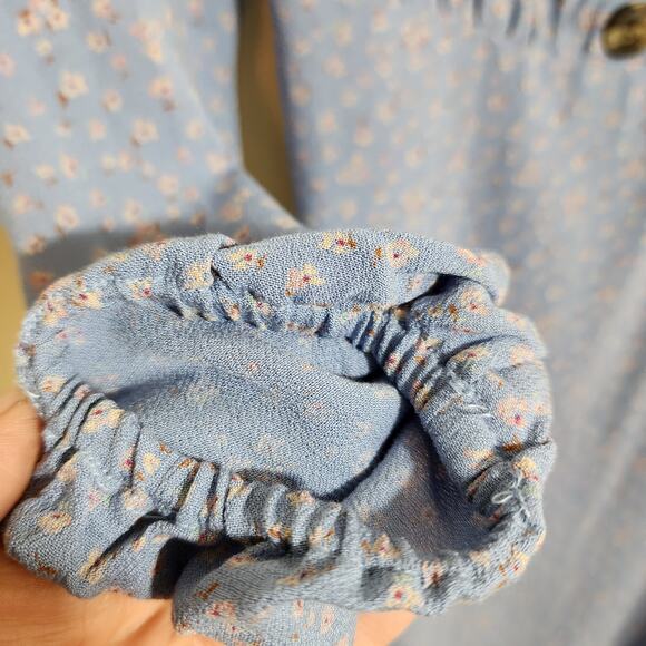 American Eagle outfitters NWT square neck mini dress floral print woman size XS - Picture 7 of 10